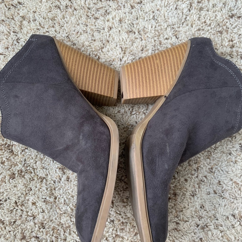 DV by Dolce Vita Haken Chunky Block Heel Mules Brown/Grey Size 9.5 - Picture 5 of 9